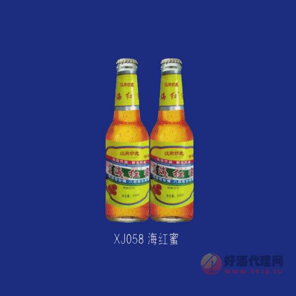 妙虎海红蜜啤500ml