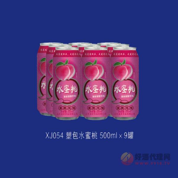 塑包水蜜桃啤500ml