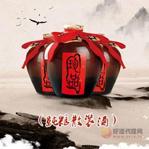 如龙酒业原浆大曲酒52度坛装