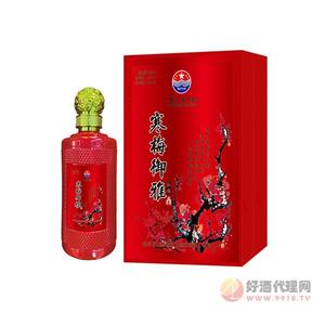 寒梅御雅红梅酒500ml