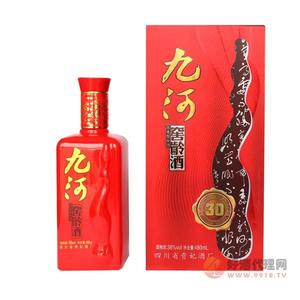 38度九河窖龄30年白酒500ml