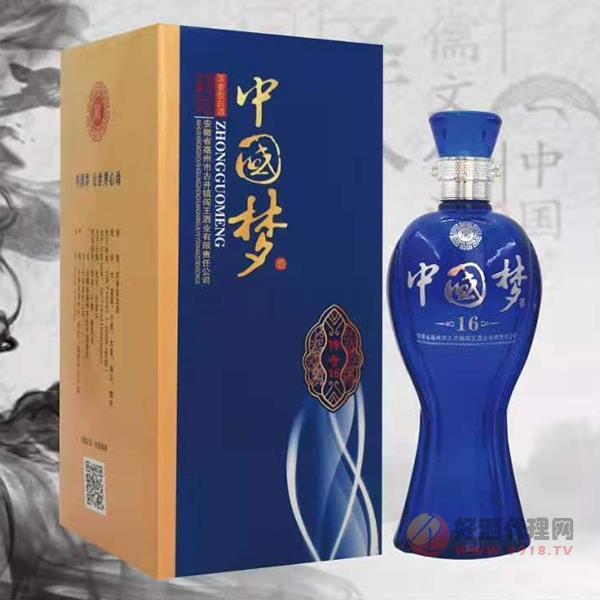 中国梦酒16浓香型500ml