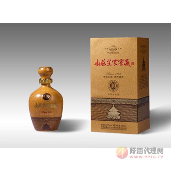 山庄皇家窑藏10白酒500ml