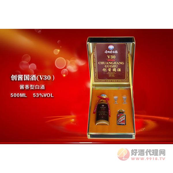 创酱国酒V30白酒53度500ml