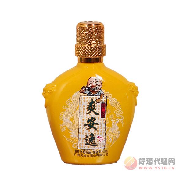 金广安爽安逸酒45度100ml