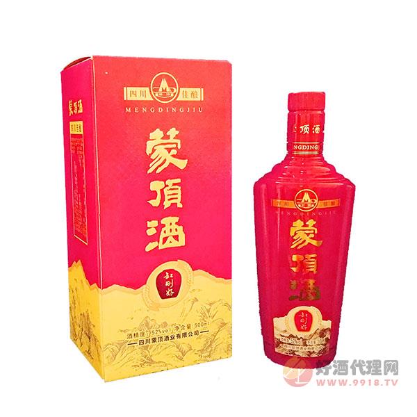 蒙顶酒缸刚好52%vol500ml