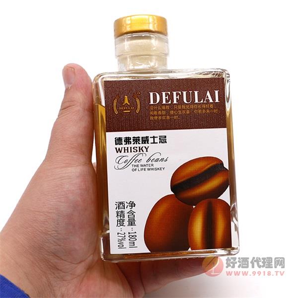 德弗莱威士忌咖啡味27度180ml