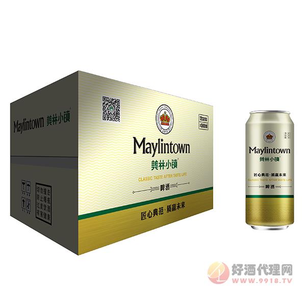 美林小镇啤酒金罐500mlx12罐