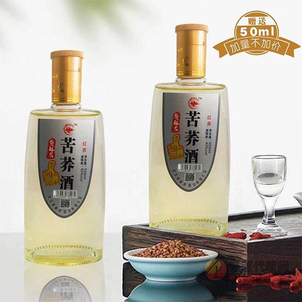 楚酿泉苦荞酒红荞42度550ml