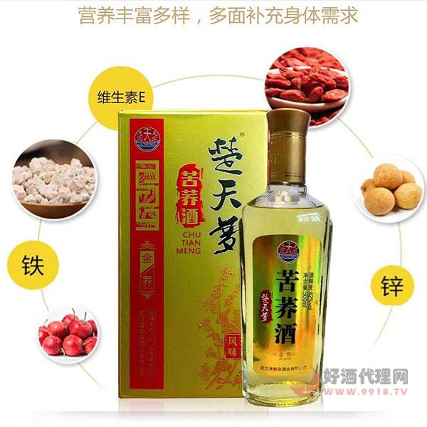 楚天梦苦荞酒金荞500ml