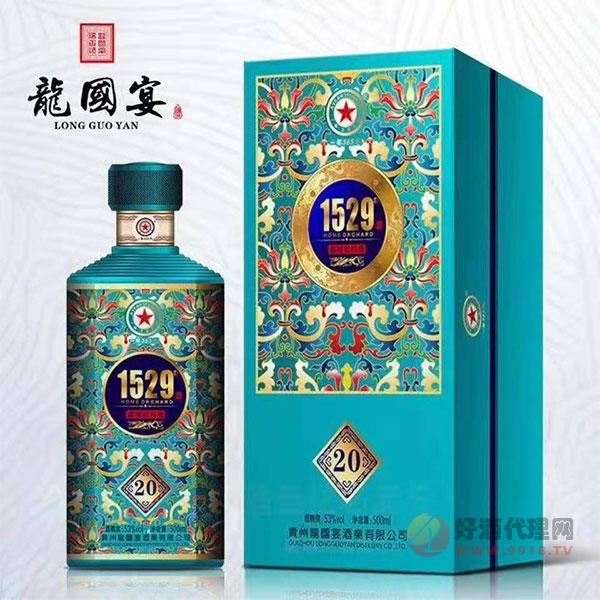 贵州龙国宴酒1529浓香型500ml
