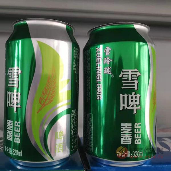 雪玲珑麦香啤酒320ml