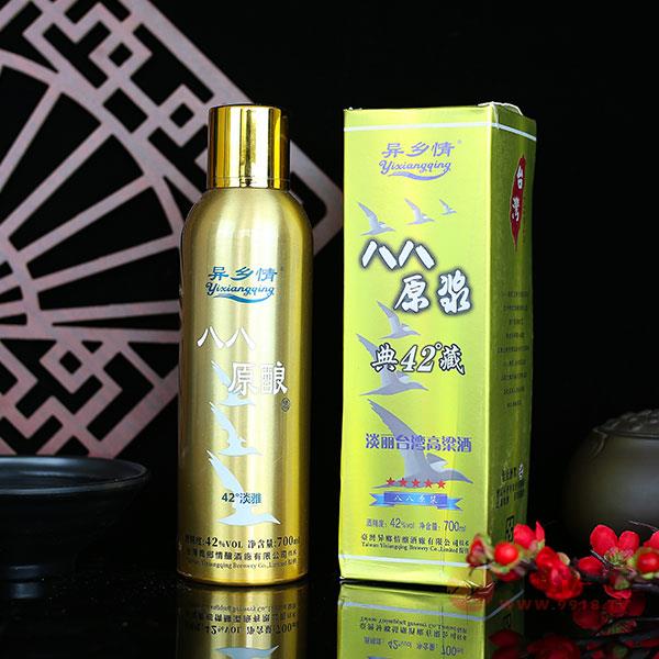 异乡情八八原浆典藏淡雅42度700ml