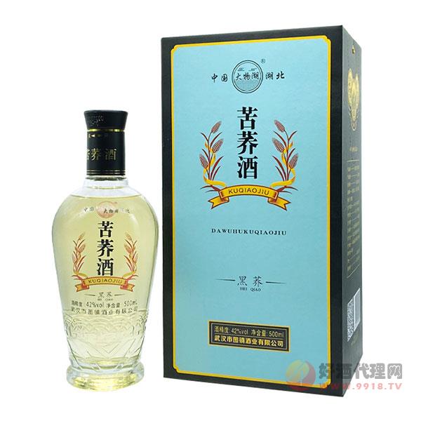 大物湖苦荞酒黑荞42度500ml