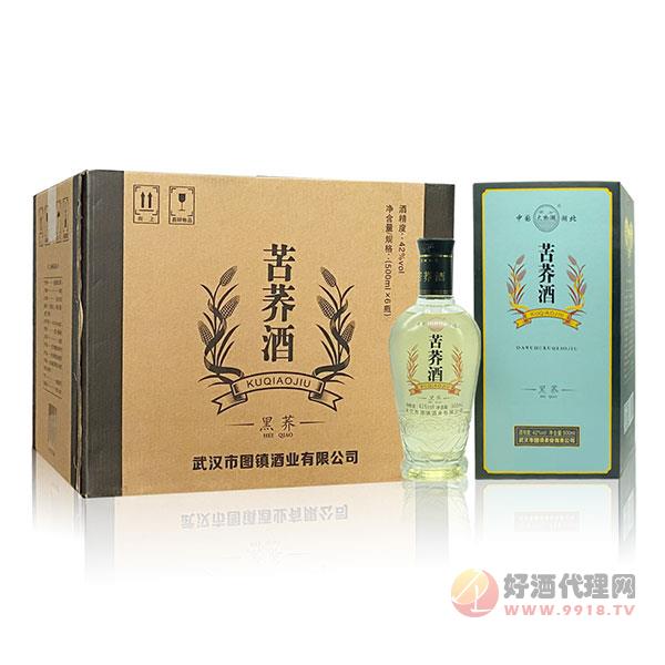 大物湖苦荞酒黑荞42度500mlx6瓶