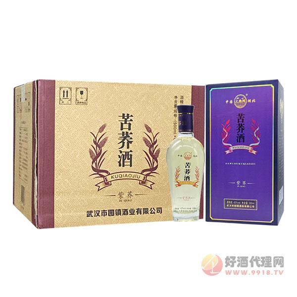 大物湖苦荞酒紫荞42度500mlx6瓶