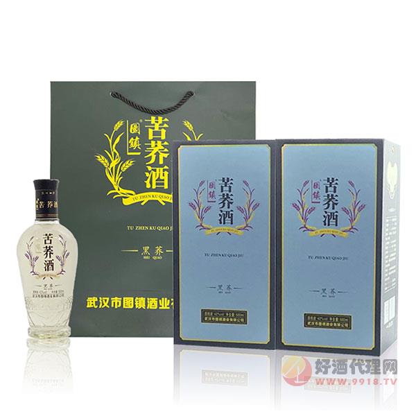 图镇苦荞酒黑荞42度500ml