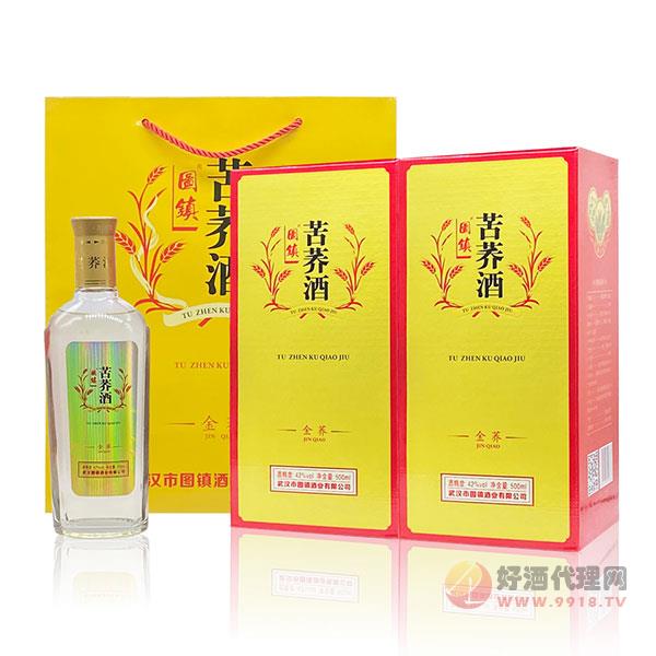 图镇苦荞酒金荞42度500ml