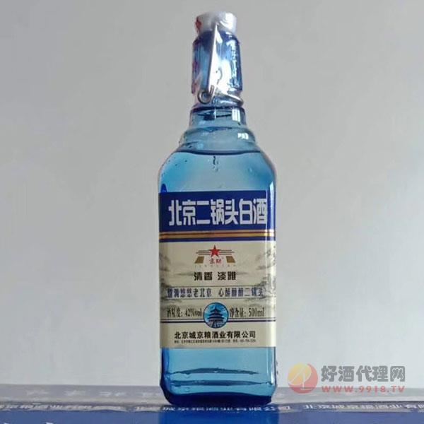 京联北京二锅头500ml小方瓶