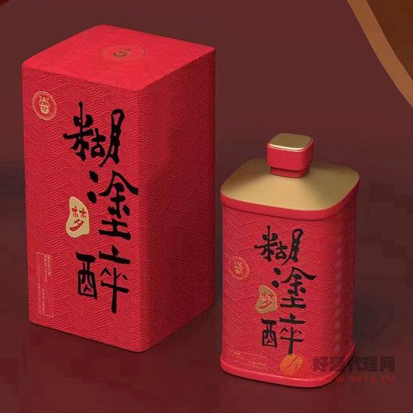 糊涂醉梦白酒500ml