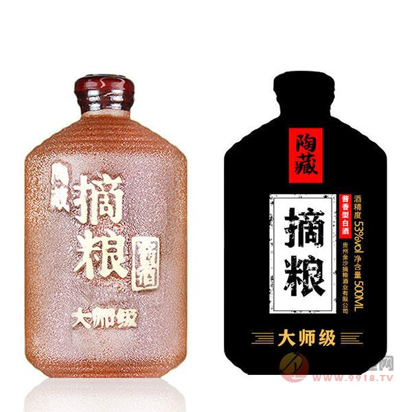 摘粮酒大师级53度500ml