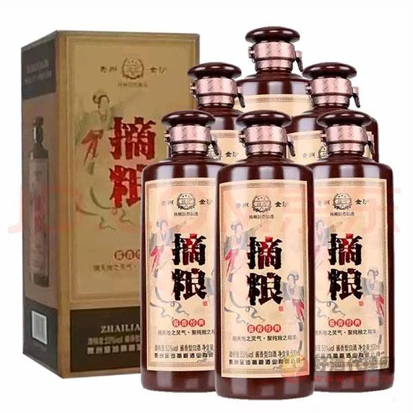 摘粮酒酱香型53度500ml