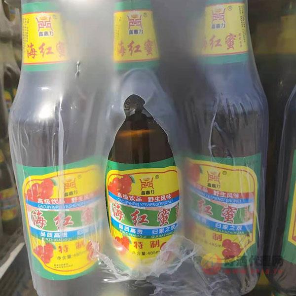 鑫鼎力海红蜜味碳酸饮料485ml