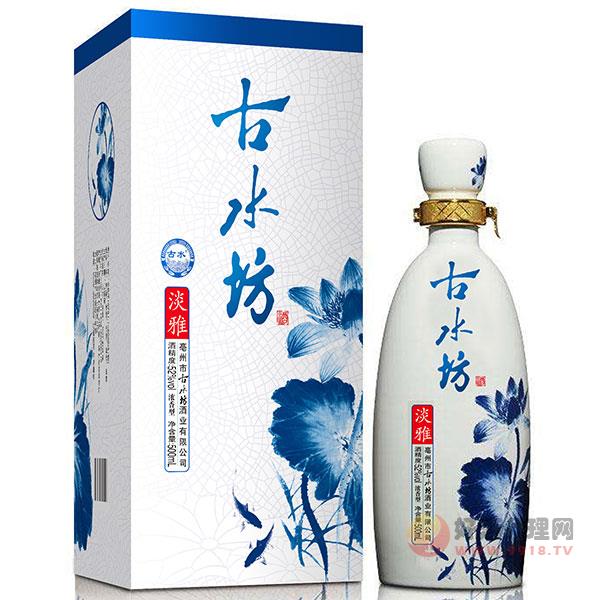 古水坊淡雅白酒500ml