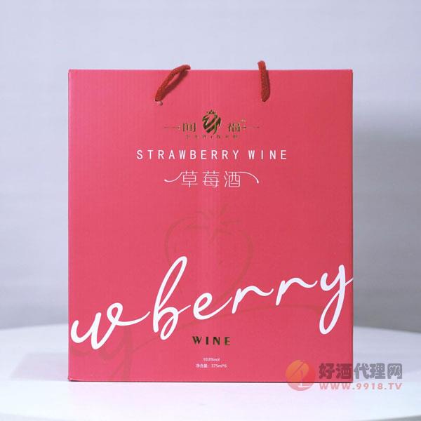 聞福草莓酒375mlx6瓶