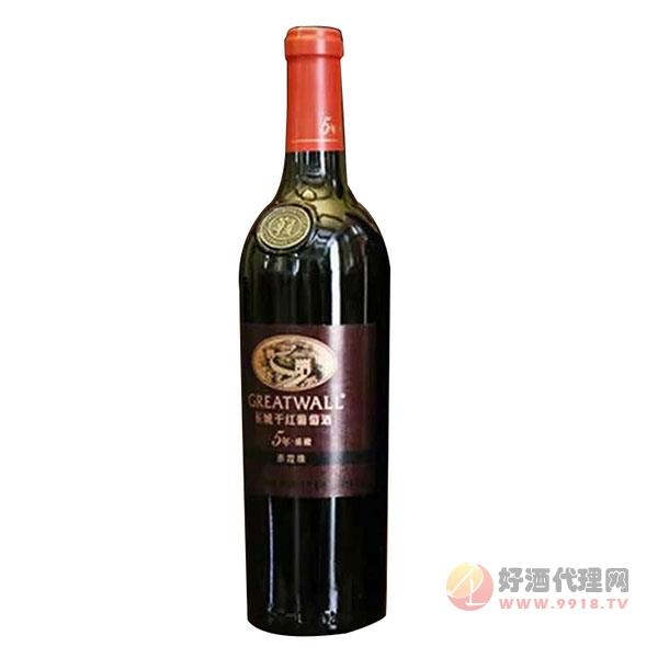 长城盛藏5年赤霞珠干红葡萄酒750ml