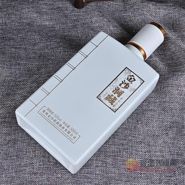 金沙洞藏酒白方瓶53度500ml
