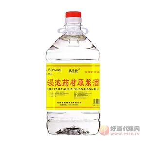 芭斐特浸泡药材原浆酒60度5L