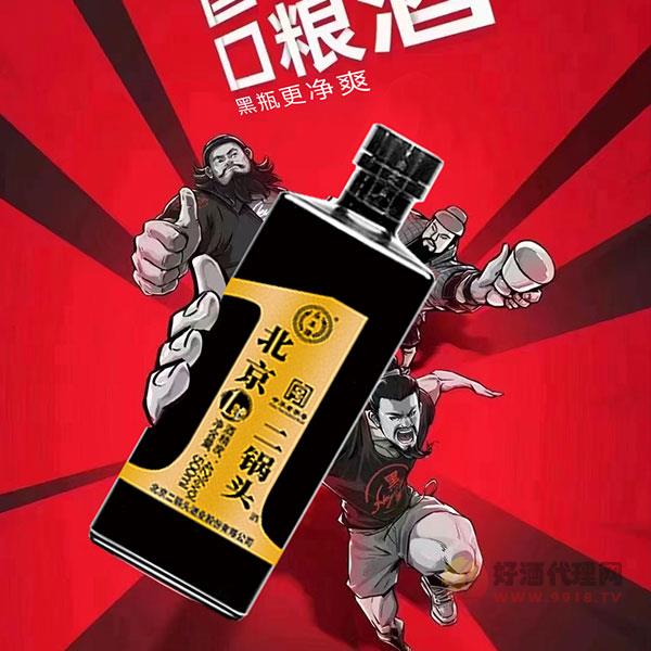 永丰北京一号二锅头白酒黑方500ml