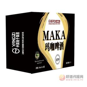扬子红玛咖啤酒330ml