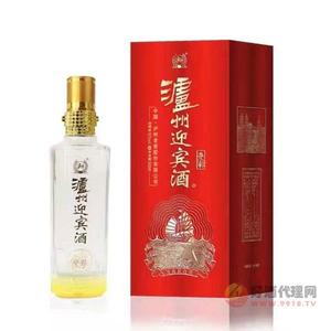 泸州迎宾酒夺彩白酒500ml