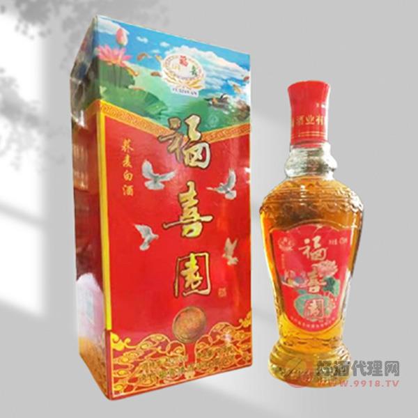 福喜园荞麦白酒天缘金卡盒45度52度475ml