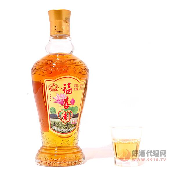 荞麦白酒心缘裸瓶酒45度475ml