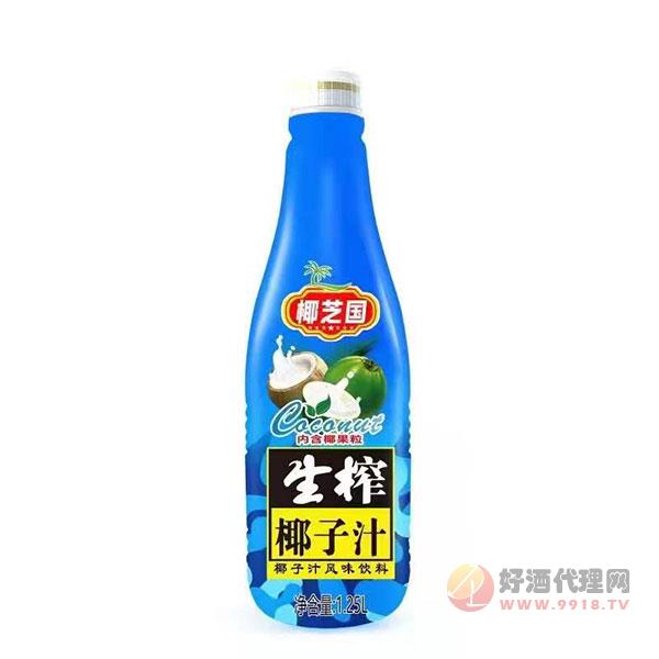 椰芝国生榨椰子汁风味饮料1.25l