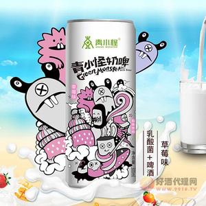 青小怪奶啤草莓味300ml