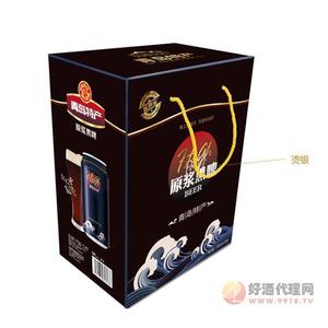 崂世家原浆黑啤礼盒装