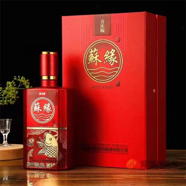 苏缘酒喜庆版42度500ml