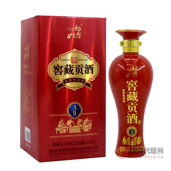 魏献坊窖藏贡酒A9浓香型500ml