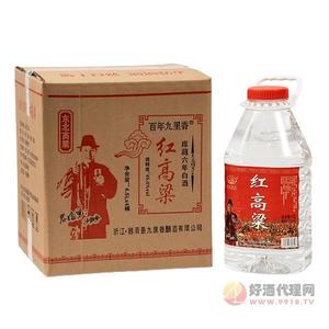 百年九里香红高粱酒45度4.5Lx4桶