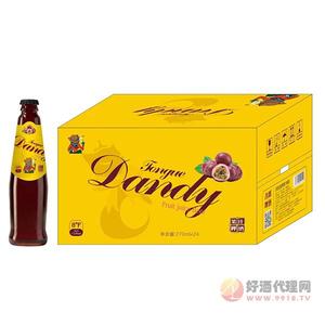 果汁啤酒百香果味270mlx24瓶