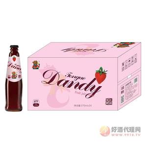 果汁啤酒草莓味270mlx24瓶