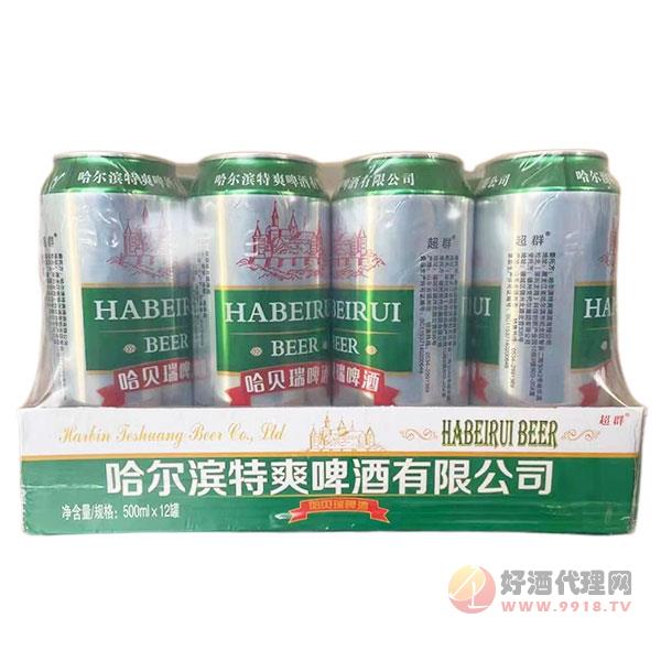 哈贝瑞啤酒500mlx12罐