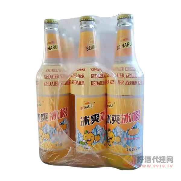 贝哈瑞橙味碳酸饮料490mlx9瓶