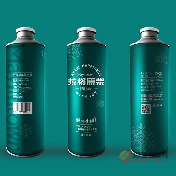 美林小镇拉格原浆啤酒1L