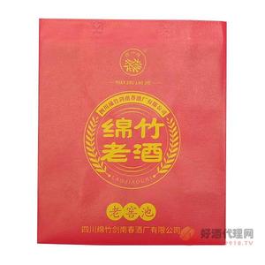 绵竹老酒38度手提袋装