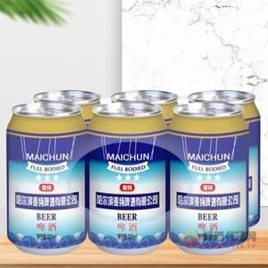 哈尔滨麦纯啤酒320ml